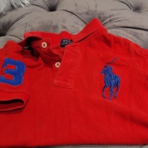 Boys red Polo